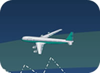 an airplane
