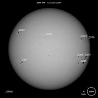 NASA Solar Dynamics Observatory White-Light Image