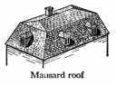 Example of a Mansard roof