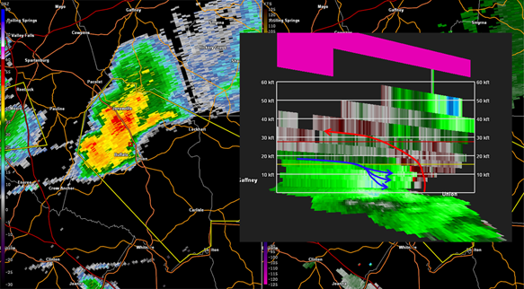 Image shows a graphic from the TornadoArchive web page