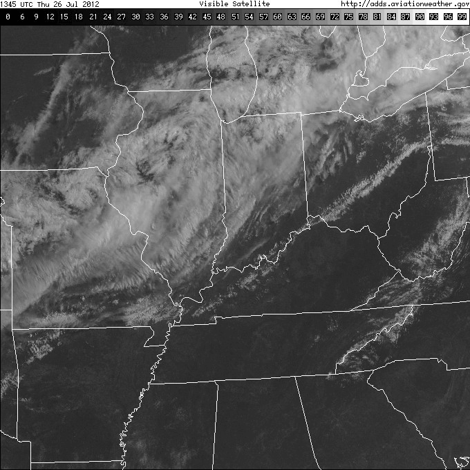 Animation showing visible satellite imagery from July 26th example